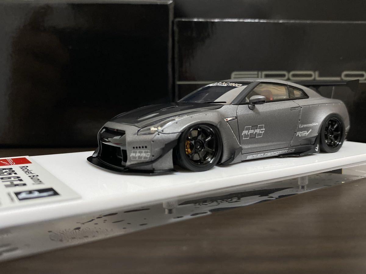 1/43 メイクアップ アイドロン 日産 GT-R Rocket Bunny R35 マット