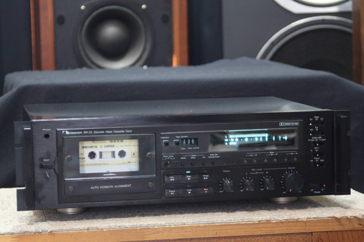 □美品・Nakamichi 681ZX 3ヘッドカセットデッキ ナカミチ Nakamichi