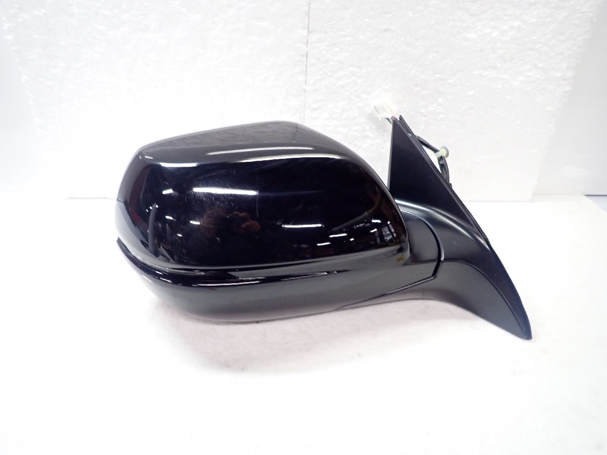 ヴェゼル　RU2　純正　サイドミラー　ドアミラー　左　左側　助手席　NH731P　ブラック　76258-T7A-J11　8ピン　308862/P171