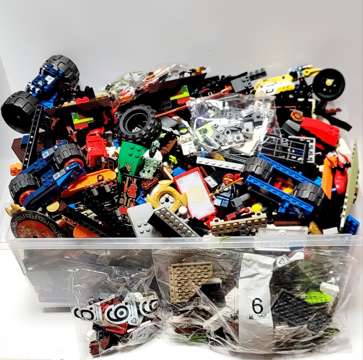 赤字超特価，限定セール 1000円スタート 大量 LEGO レゴ まとめ売り 約6kg 車 船 シティ ニンジャゴー ほか ミニフィグ若干あり / おもちゃ ブロック まとめて(パーツ、部品)｜売買されたオークション情報、yahooの商品情 パーツ、部品