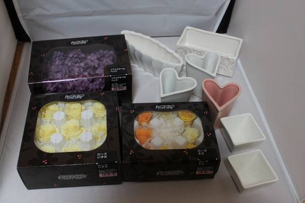 ☆プリザーブドフラワー　花材セット２　バラ　☆お得　美品_1
