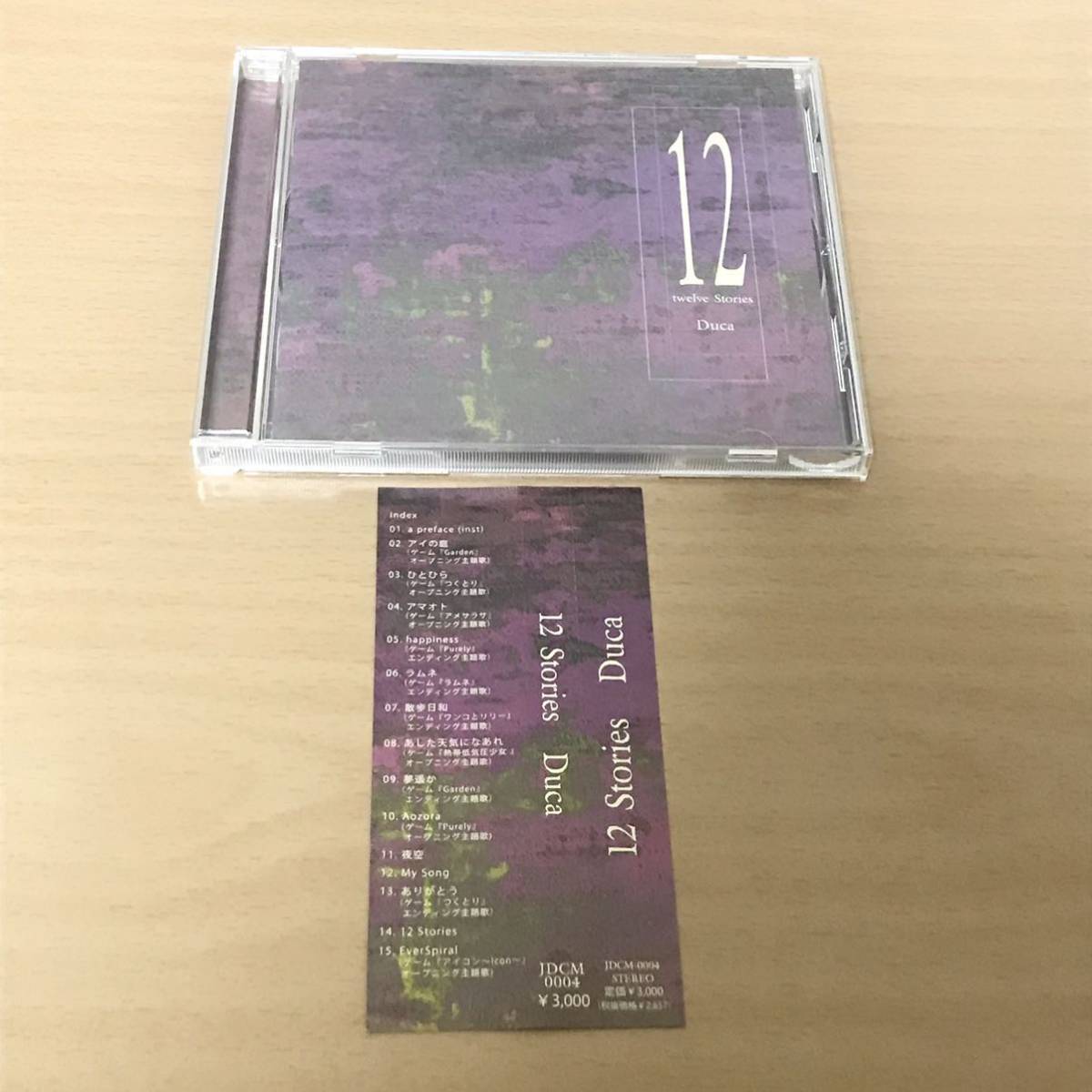 172-0531 12 Stories Duca 1stアルバム CD JDCM-0004 CD(アニメソング 