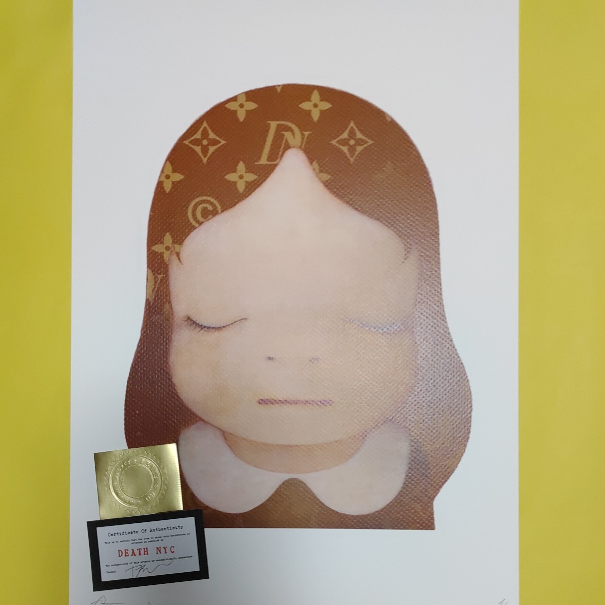 DEATH NYC 世界限定100枚 アートポスター 奈良美智 NARA YOSHITOMO 