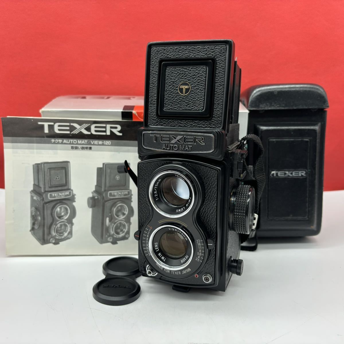◇ TEXER AUTOMAT 二眼レフカメラ フィルムカメラ TWIN LENS F2.8/75mm