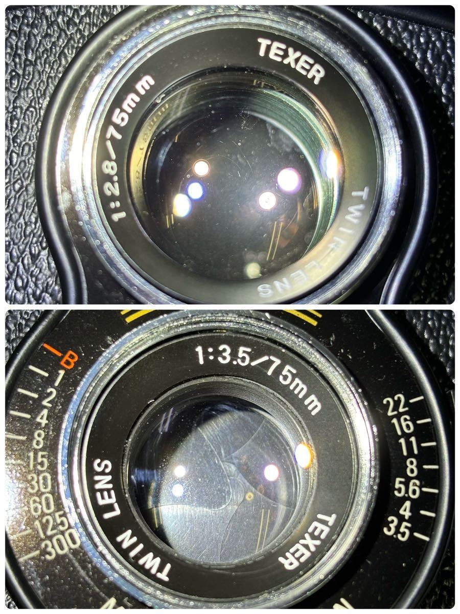 ◇ TEXER AUTOMAT 二眼レフカメラ フィルムカメラ TWIN LENS F2.8/75mm