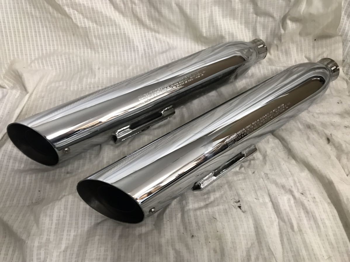 ハーレー 純正 中古 サイレンサー マフラー 80657-08 80658-08 ダイナ