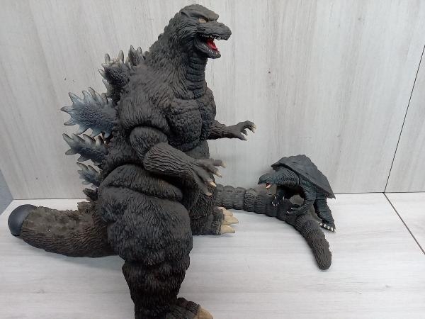 ジャンク バンダイ 愛蔵版 ゴジラ 1994 大映 1999版 ガメラ ソフビ2体  