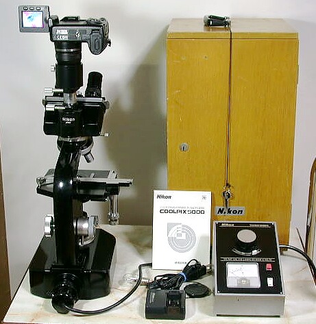 Nikon Model S 生物顕微鏡 黒モデル 木箱付き 検査証付き ニコン Nikon