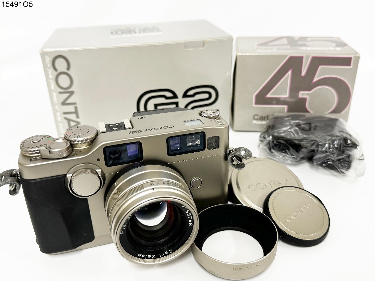 ☆シャッターOK◎ CONTAX コンタックス G2 Carl Zeiss Planar 2/45 T 