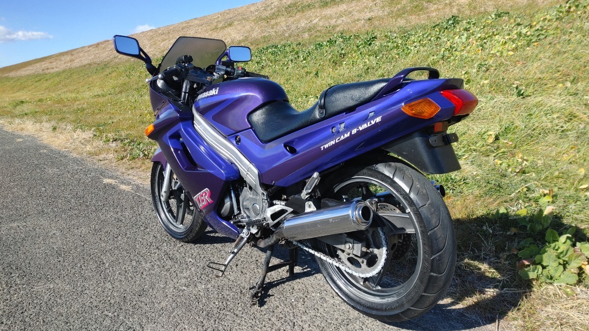 カワサキ ZZR250 EX250H 前期型 書類付き 実働 バッテリー新品 検、ZX