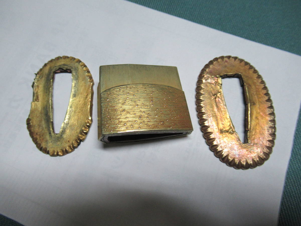 日本刀 金着せハバキ 切羽 」(鍔、刀装具)｜売買されたオークション