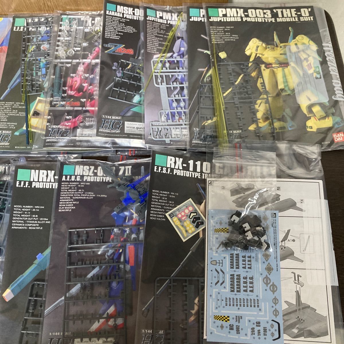 BANDAI ガンプラ RG HGUC ゼータガンダム ギャプラン アッシマー ジ O