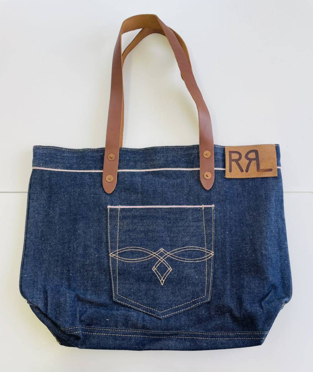 ダブルアールエル RRL ラルフローレン トートバッグ キャンバス 