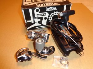 当時物　SUNTOUR サンツアー　DERAILLEUR SET 　T字型シフトレバー５スピード用 & SEVEN