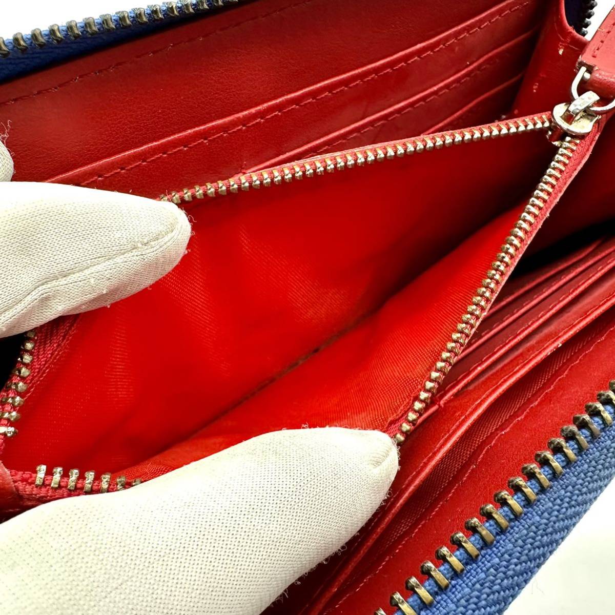 極美品】クリスチャンルブタン Christian Louboutin サイフ 長財布 
