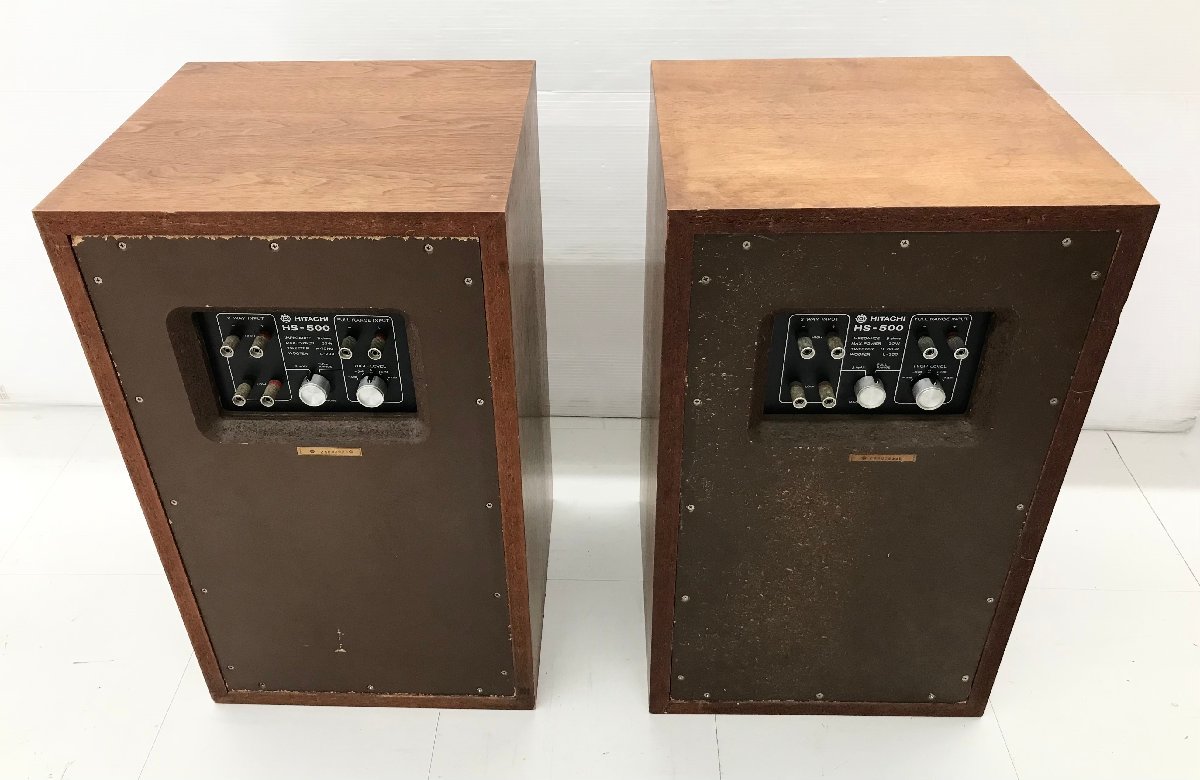 rmm】 HITACHI 日立 HS-500 スピーカーペア オーディオ機器 音響機器
