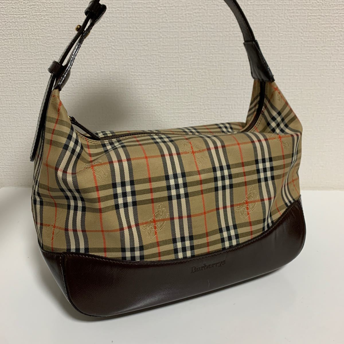 美品はBURBERRY バーバリー ノバチェック ハンドバッグ ワンショルダー 