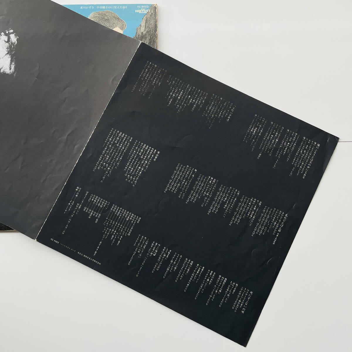 77 オリジナル盤 レコード〔 友川かずき - 千羽鶴を口に咬えた日々