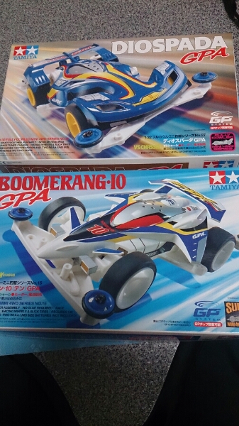 ミニ四駆 希少 ディオスパーダGPA ブーメラン10GPA セット(ミニ四駆