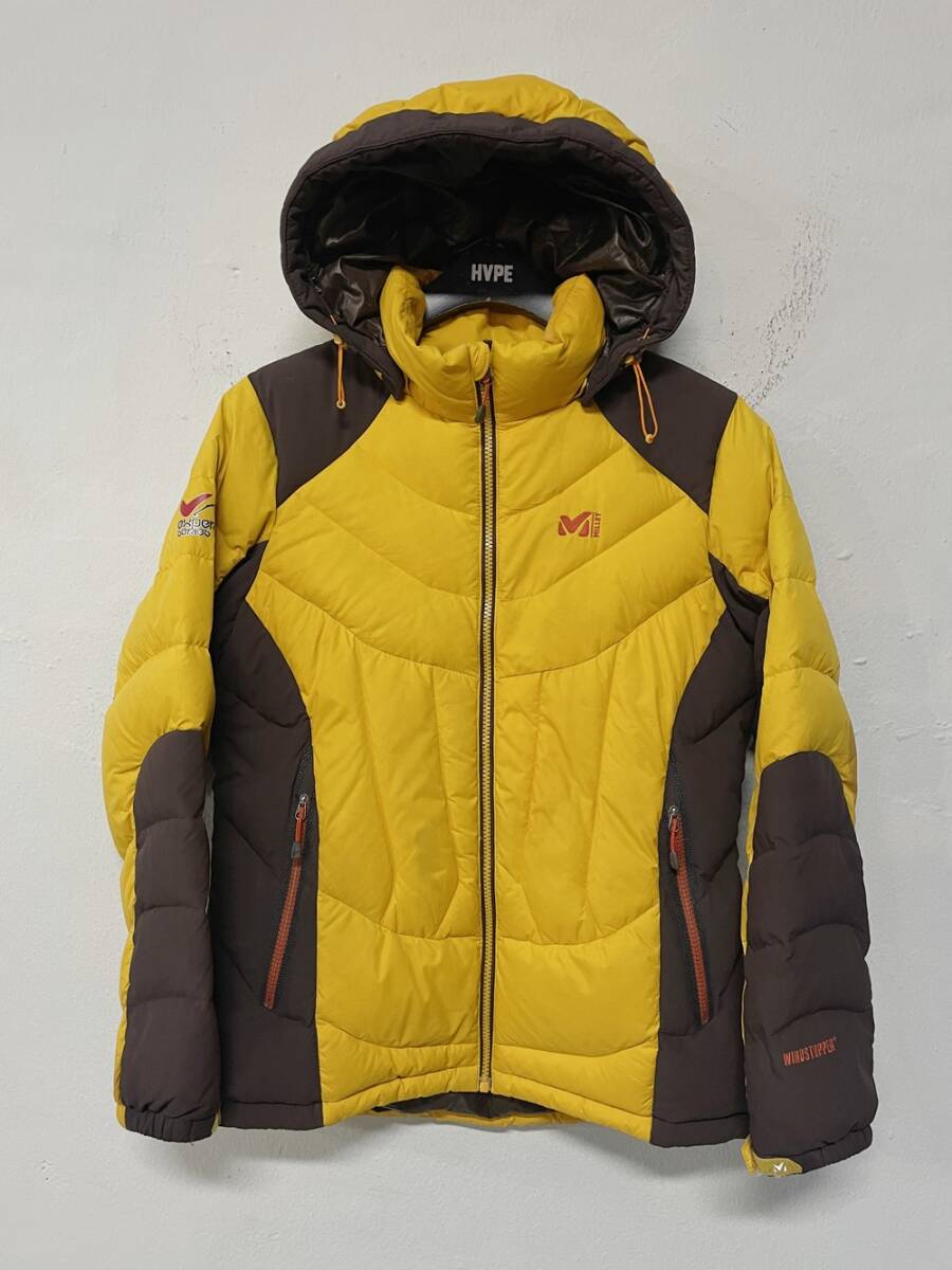 V1145) ミレー MILLET WINDSTOPPER ダウン ジャケット レディース M