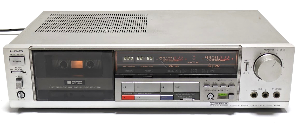 Lo-D ローディ D-88 カセットデッキ テープ ステレオ 3ヘッド 3HEAD