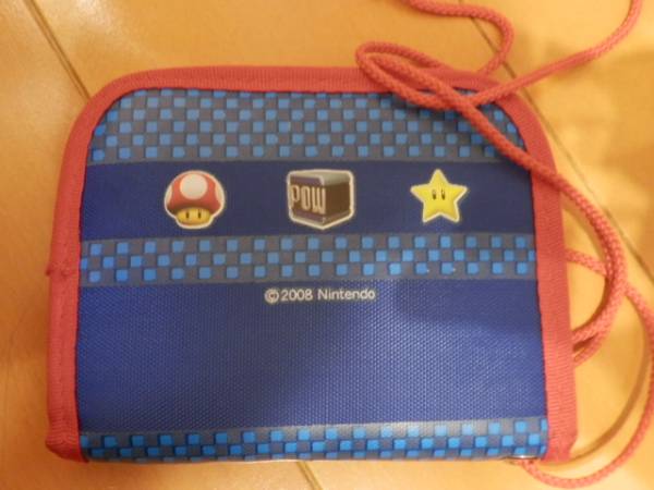 【マリオカート　Wii】　お財布　任天堂　赤青ひも付き_3