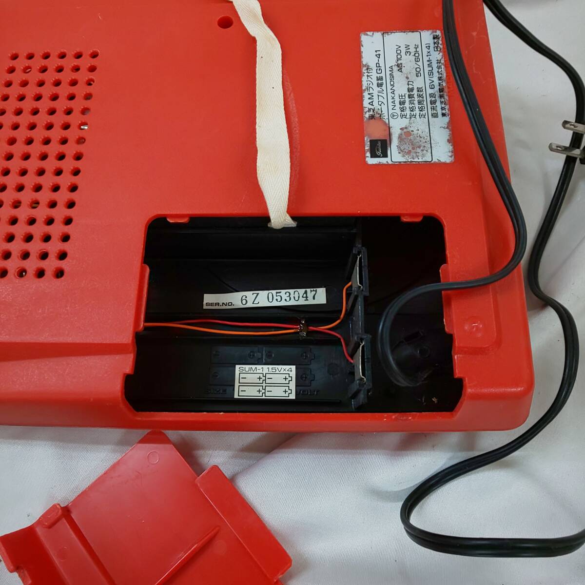 ◎レトロな逸品◎Toshiba 東芝AMラジオ付ポータブル電蓄 GP-41