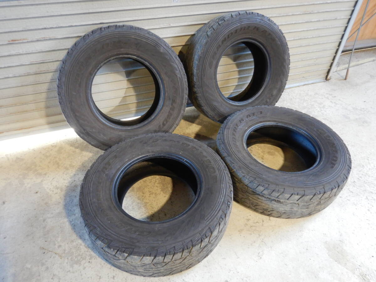 265/70R16 112S ダンロップ グラントレックAT3 ラジアル 夏 ランクル プラド サーフ 札幌引取歓迎　H-862_1