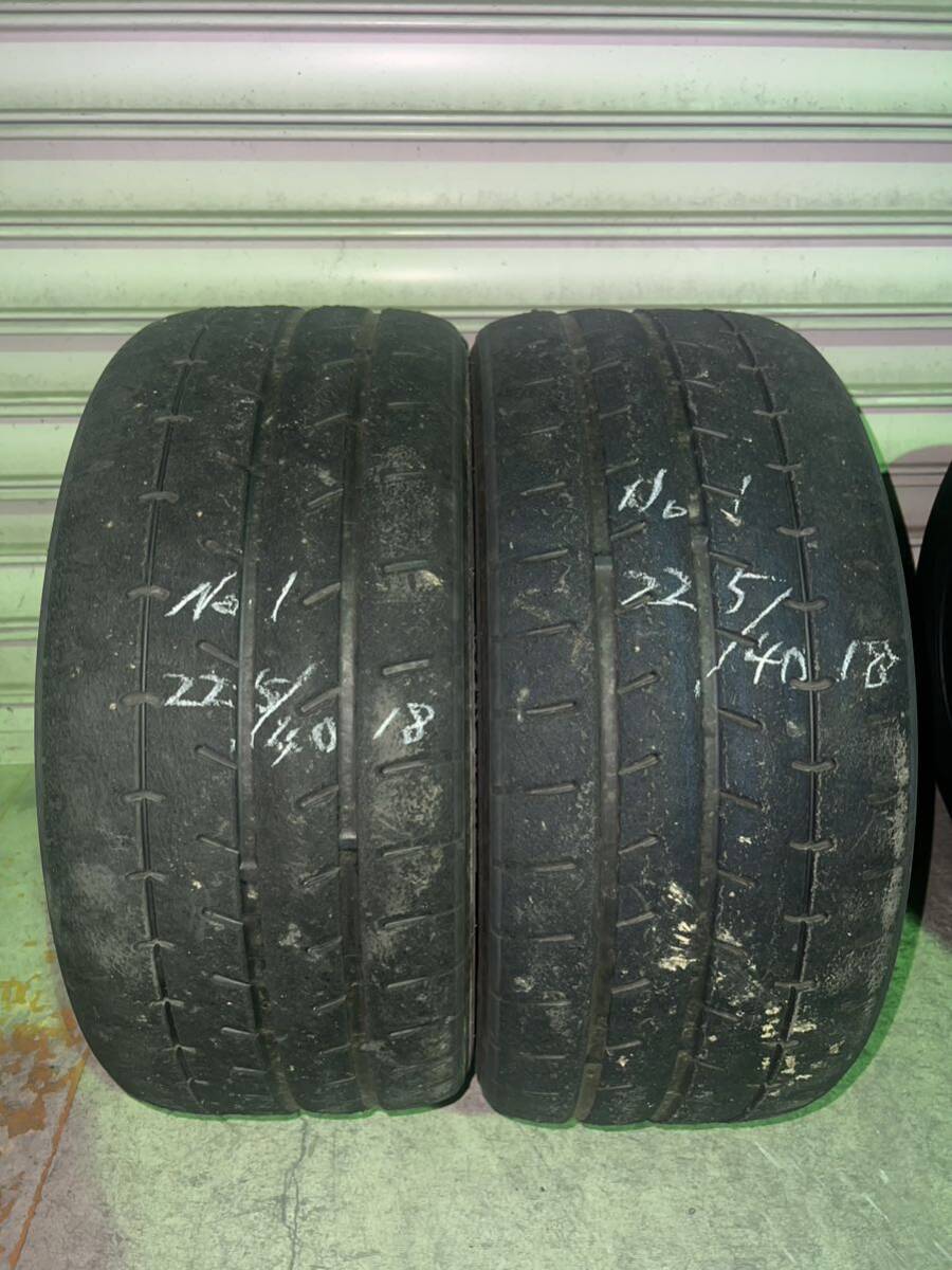 ヨコハマ　ADVAN A052 225/40-18 ２本セット中古品　No1_1