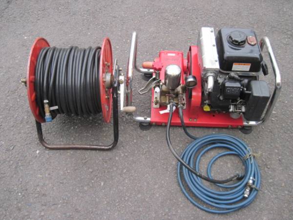 kawasaki FE161動力喷雾機 ◇エンジン 動力噴霧機 マルナカ CP-300/カワサキ FE161◇(農業機械
