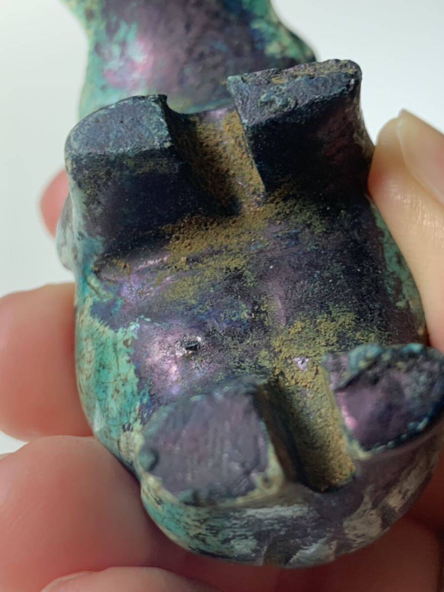 古代エジプト文明 ヒッポの像 カバ 出土品 紀元前副葬品スカラベ