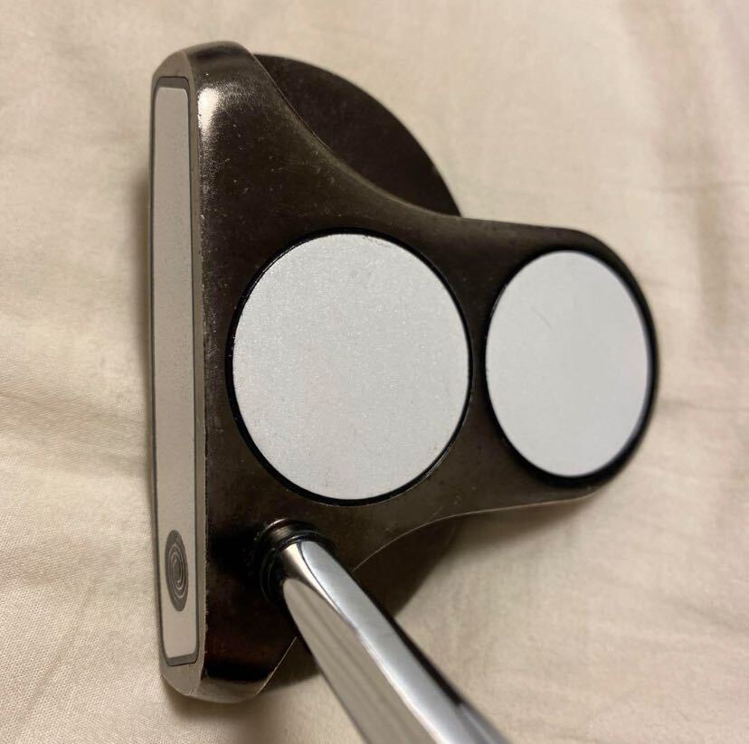 オデッセイ2ball 2ボール ゴルフパター ホワイトアイス　中古美品　掘り出し物　初代モデル　レア　貴重品　状態良好　34インチ_2