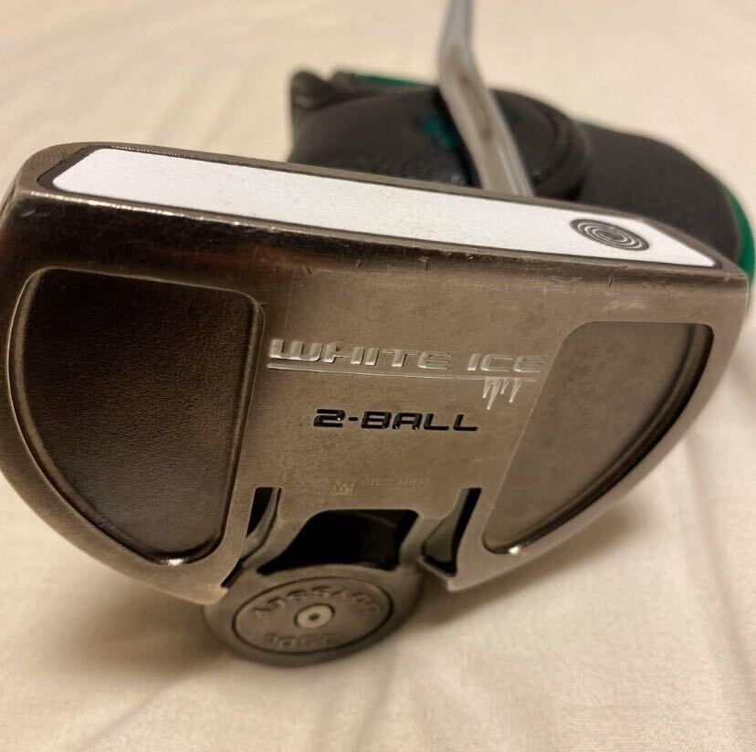オデッセイ2ball 2ボール ゴルフパター ホワイトアイス　中古美品　掘り出し物　初代モデル　レア　貴重品　状態良好　34インチ_5