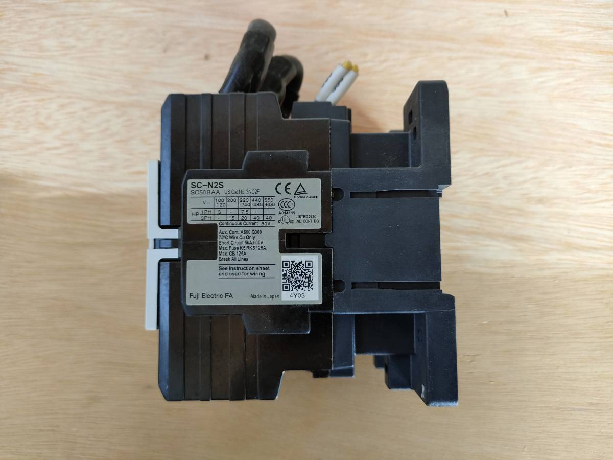 標準形電磁接触器　SC-N2S　富士電機　No.028_2