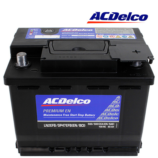 【ACDELCO 正規品】バッテリー LN2EFB メンテナンスフリー アイドリングストップ対応 ジープ JEEP 16-19y コンパス 2400 LN2EFB メンテナンスフリー ACDELCO プロライト PROLITE GSPEK