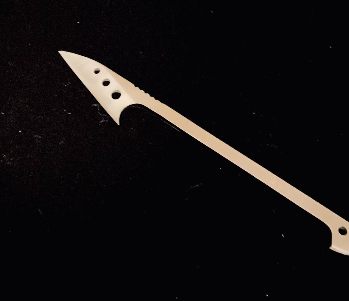 ［3-3-1#B］直刃　フィッシングナイフ　血抜き　鱗取り　アウトドア　釣り　　締め　狩猟　サバイバル　アウトドア　キャンプ_4