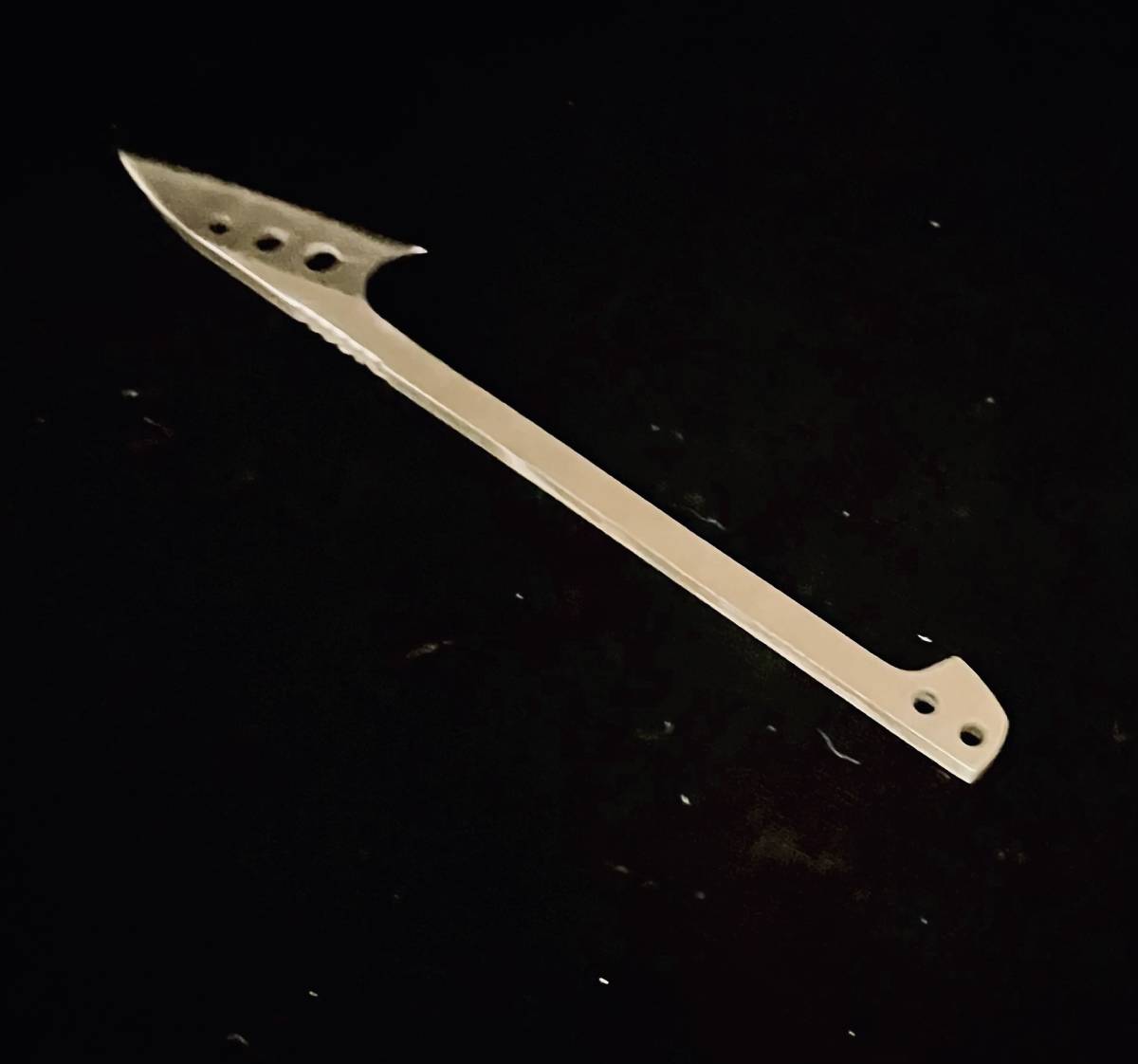 ［3-3-1#B］直刃　フィッシングナイフ　血抜き　鱗取り　アウトドア　釣り　　締め　狩猟　サバイバル　アウトドア　キャンプ_5