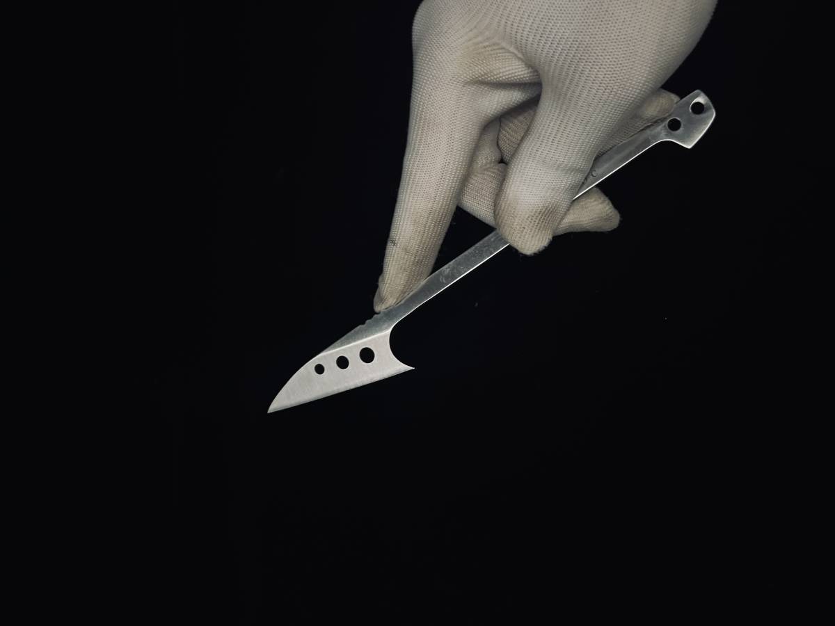 ［3-3-1#B］直刃　フィッシングナイフ　血抜き　鱗取り　アウトドア　釣り　　締め　狩猟　サバイバル　アウトドア　キャンプ_8