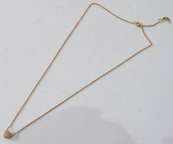 BETTINA JAVAHERI 14K ダイヤモンド ハートネックレス Y-85823