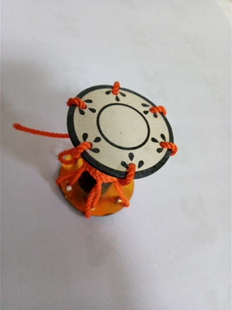 @@@ ミニ　つづみ　ミニ鼓　小鼓　和楽器　インテリア　雑貨　雅楽　能楽　アート　オブジェ　ディスプレィ　横幅3.9cm　高さ4.8cm_2