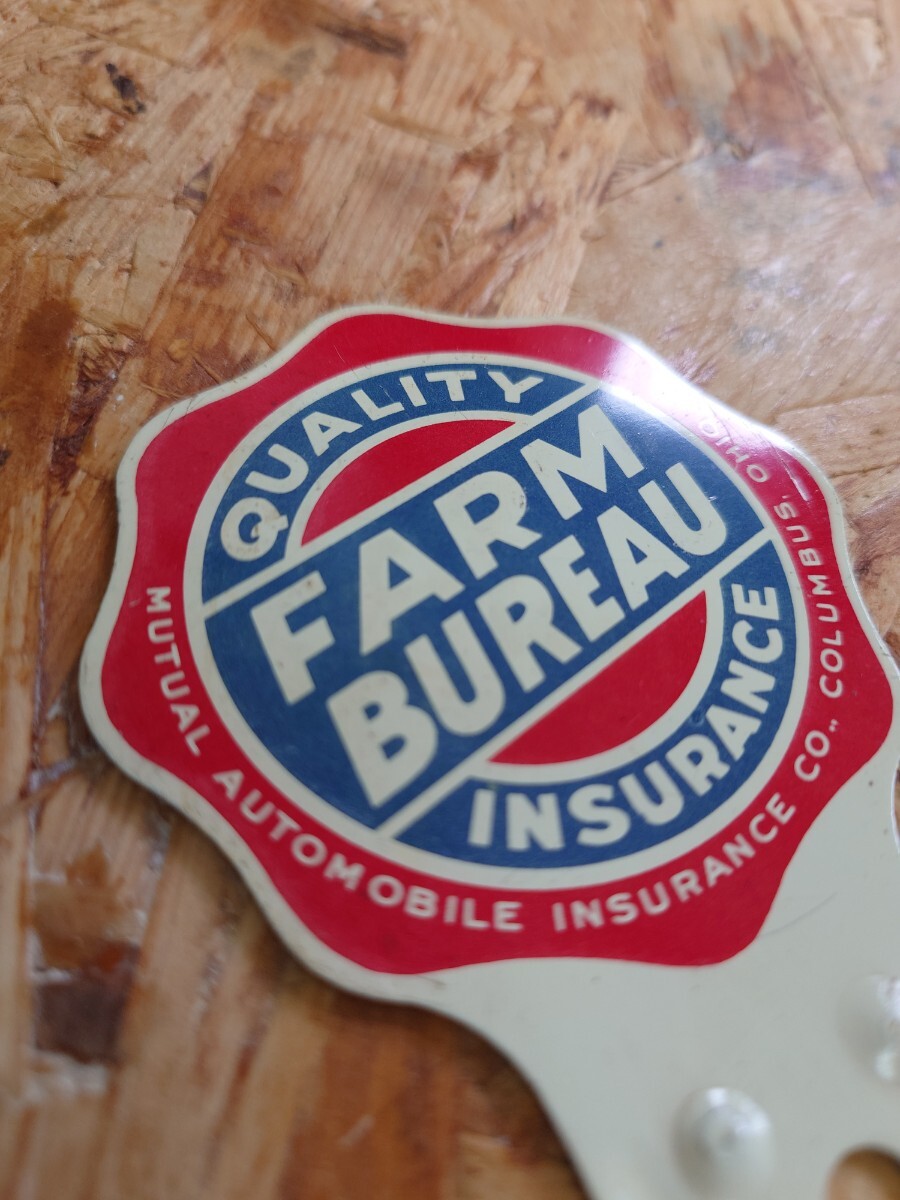 ヴィンテージ◇FARM BUREAU◇ライセンスプレートトッパー◇RATROD◇TRUCK ヴィンテージ◇FARM BUREAU◇ライセンスプレートトッパー◇RATROD ビンテージナンバープレートトッパー Iowa Collectible ヴィンテージ