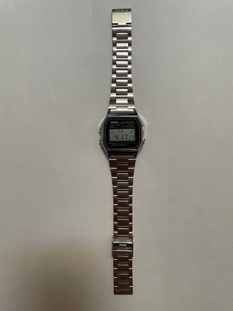 ★美品【カシオ★デジタル腕時計★593】A158W★レトロ★CASIO★_4