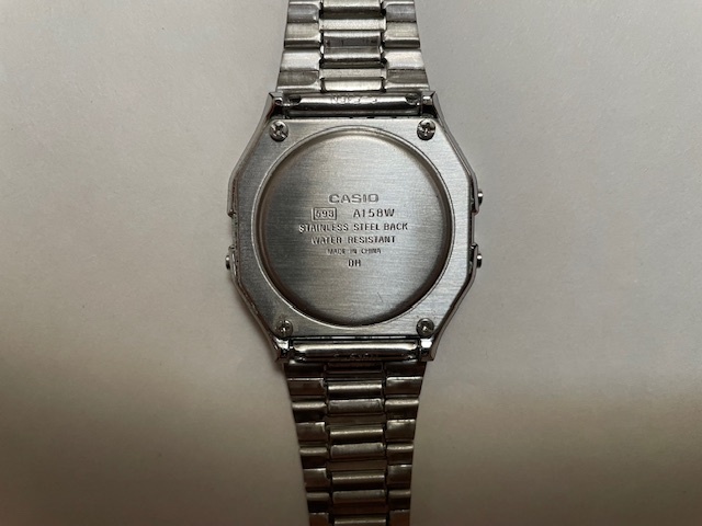 ★美品【カシオ★デジタル腕時計★593】A158W★レトロ★CASIO★_6