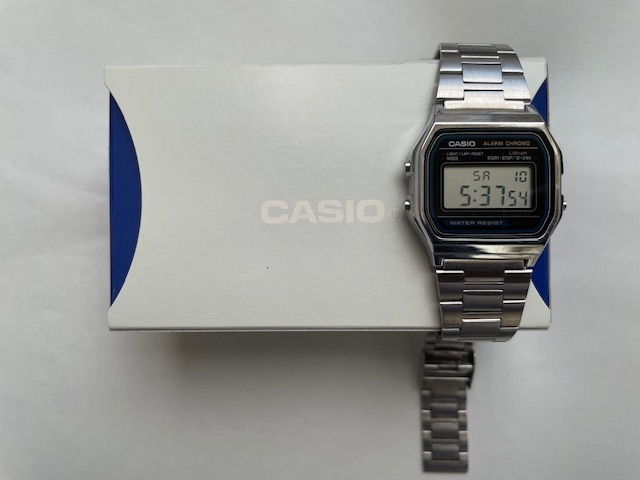 ★美品【カシオ★デジタル腕時計★593】A158W★レトロ★CASIO★_7