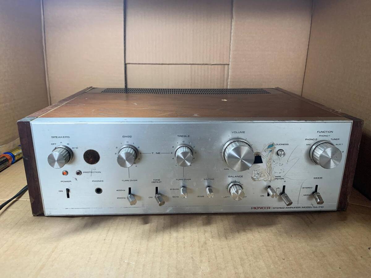 【通電確認済】Pioneer SA-7100 プリメインアンプ ヴィンテージ 通電確認済】Pioneer SA-7100 プリメインアンプ ヴィンテージ