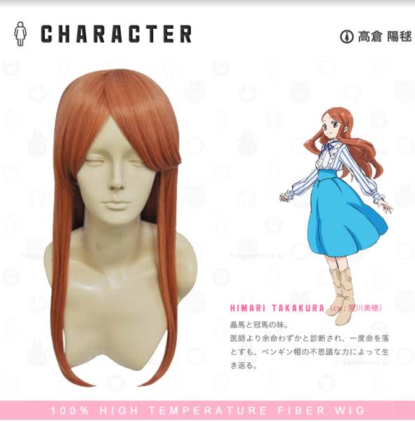 送料無料コスプレ ウィッグ ロング☆ 輪るピングドラム 高倉陽毬