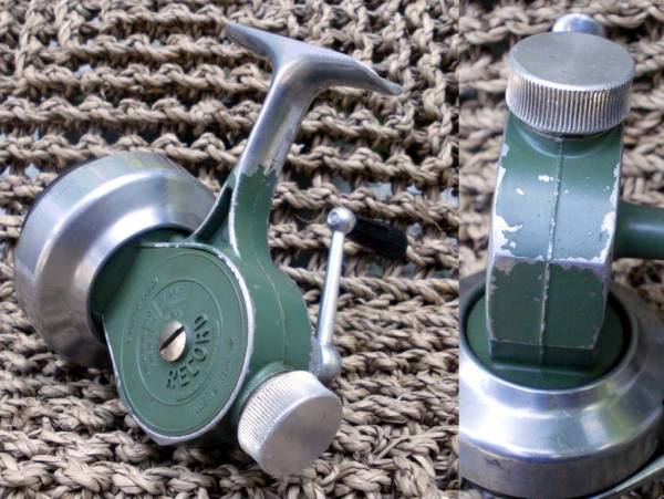 RECORD社 ハーフベイルスピニングリール ビンテージ(アブ
