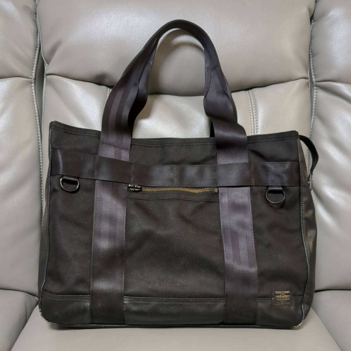 定価46200円 PORTER ヒート 吉田カバン ポーター HEAT TOTE BAG トートバッグ 黒 ブラック 703-07966 ...
