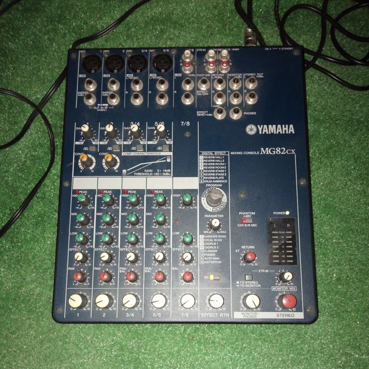 YAMAHA アナログミキサー MG82CX 電源コード付き 通電確認済み 中古品