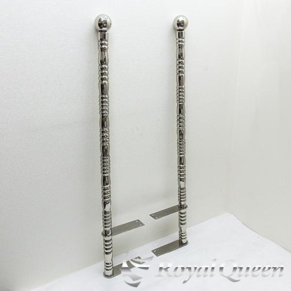 汎用 ステンレス 旗棒 コーナーポール ★ 51Φ 絞りパイプ 全長1345mm 51L ★フラッグポール【RQCP5】 ステンレス 旗棒 コーナーポール 新品冬セール♪送料無料☆汎用 1本 大型⁄中型